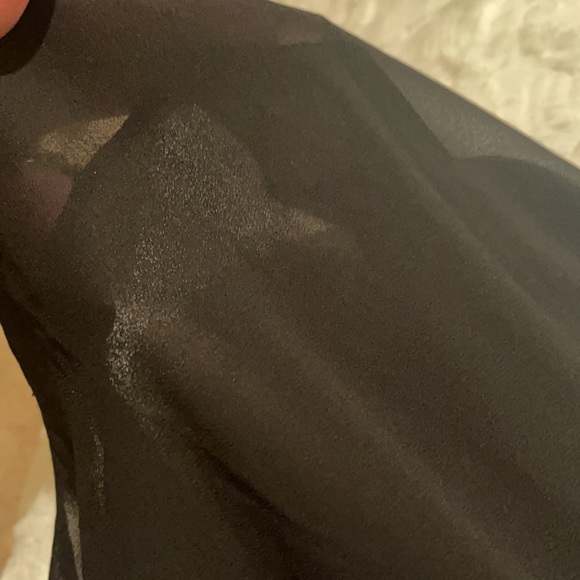 Lulus all black sheer boho dress - Picture 7 of 7